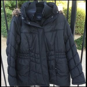 Faded Glory Hooded Puffer Jacket